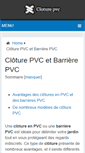 Mobile Screenshot of cloture-pvc.com