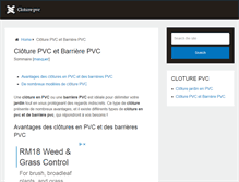 Tablet Screenshot of cloture-pvc.com
